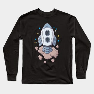 Space Travel Space Man Space Alien Long Sleeve T-Shirt